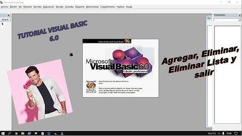 Tutorial para agregar los botones: Agregar, Eliminar, Eliminar Lista y Salir en Visual Basic 6.0