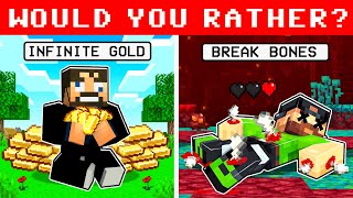 IMPOSSIBLE Would You Rather in Minecraft