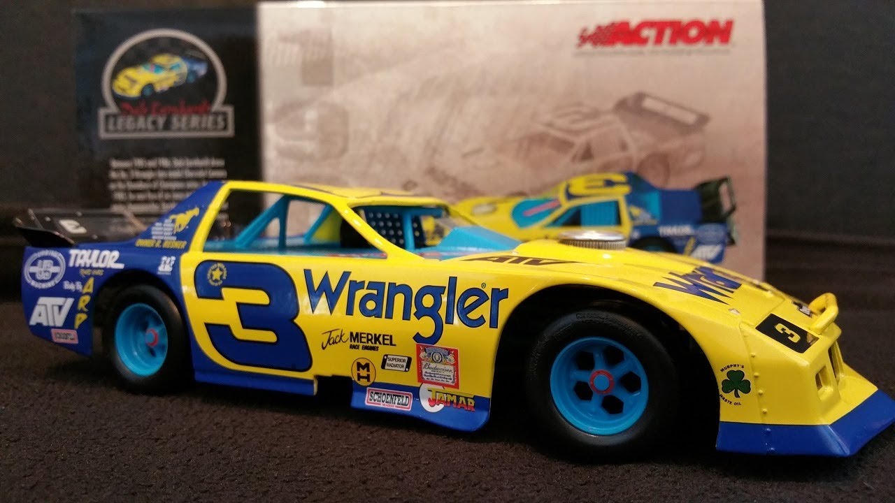 Dale Earnhardt Sr #3 1985 Wrangler Outlaw Late Model Camaro - YouTube