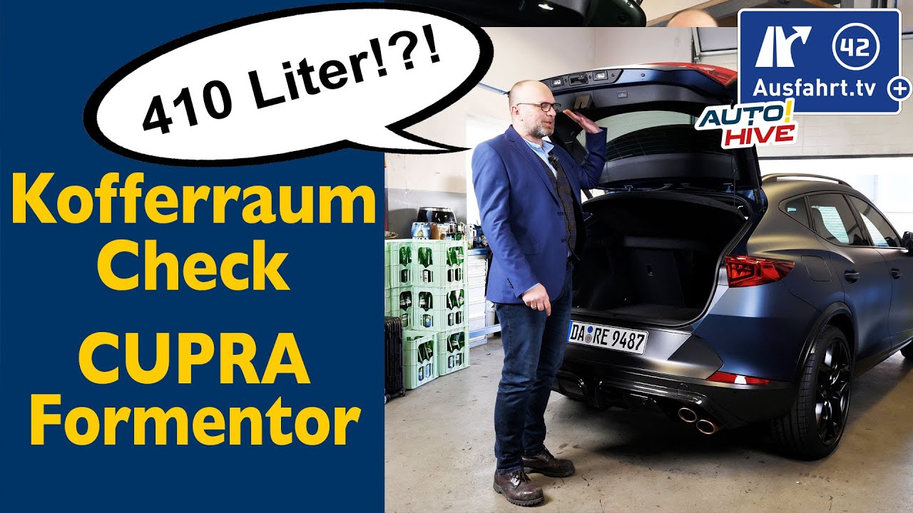Kofferraum-Check: 2023 Cupra Formentor - was passt in den Kofferraum ...