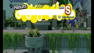 Sonic Generations - Sky Sanctuary Zone and Challenges - User video