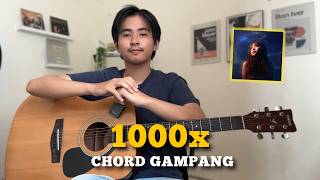 CHORD SIMPLE GAMPANG (1000x - Ghea Indrawari) (Tutorial Gitar) VIRAL TIKTOK!
