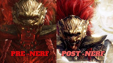 Pre-Nerf Vs. Post-Nerf Promised Consort Radahn(Comparison)