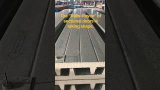 0.7 mm aluminum panels with a premium fluorocarbon coating #industrialdoor #doormanufacturer
