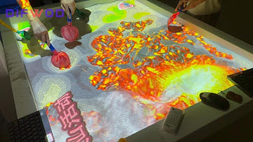 AR Interactive Sand Table Projection Game for Children