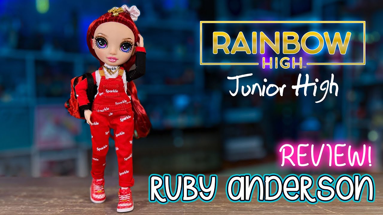 Rainbow High  Junior High: Ruby Anderson Doll Review! 