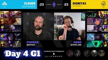 Cloud 9 vs Dignitas | Day 4 LCS Lock In 2021 Groups | C9 vs DIG