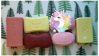 ASMR SOAP // cut dry soap // pink yellow soap