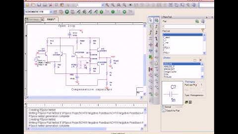 Analog PSpiceOp-Amp with Negative Feedback