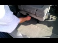 How to remove seats from a pontiac montana 2002