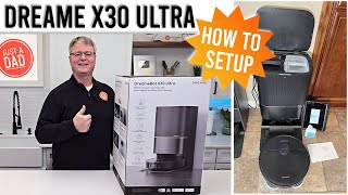 How To Setup Dreame X30 Ultra Robot Vacuum & Mop Combo