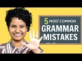 5 MOST Common ENGLISH Grammar MISTAKES + Solutions!