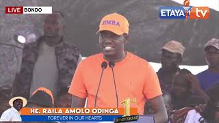 ODM DPL Simba Arati Delivers Dr. Oburu Odinga’s Speech During Raila Odinga’s First Anniversary