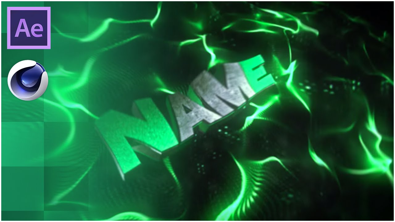 FREE 3D Intro Template | Waves | AE & C4D - YouTube