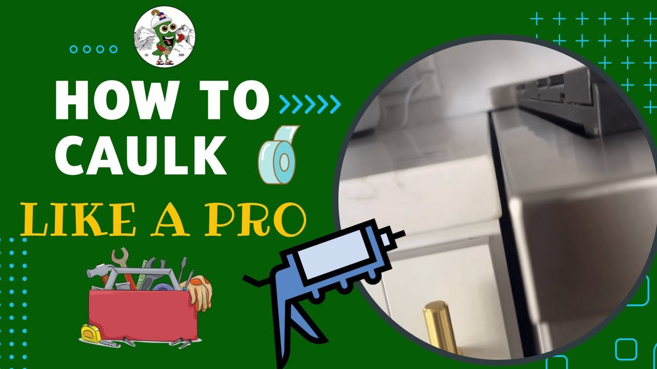 How To Caulk Gap Between Stove & Countertop. diyhomerepair caulking 