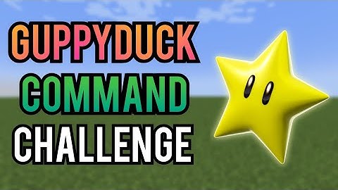 Mario Super Star in Minecraft | Guppyduck Challenge #1