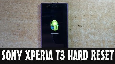 Sony Xperia T3 - How to do a Hard Factory Reset | Hard Reset | Restore Factory Settings | Format