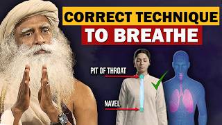 BREATHING TIP -The Right Way To Breath | High Energy | Health | Sadhguru