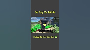 Những Bài Học Siêu Bất Ổn Trong Minecraft 🤣 #shorts
