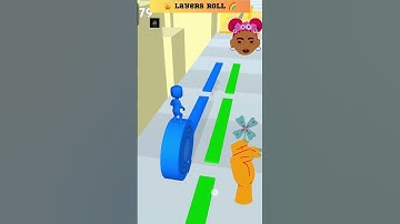 Layers Roll 🌈🏃‍♂️ Gameplay Android All levels iOS #shorts #gaming #layersroll #fyp #ohio