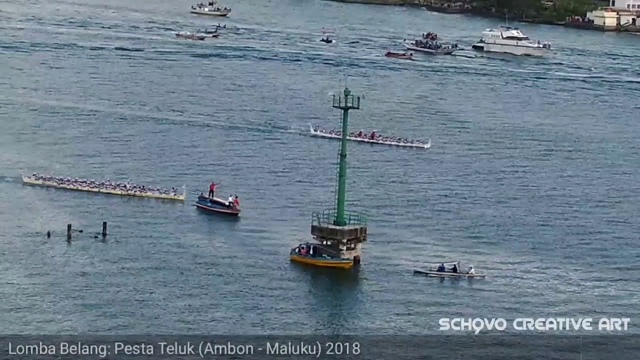 Lomba Belang - Parau Manggurebe (Lomba Perahu) 2018 Dalam Ajang Pesta Teluk Ambon