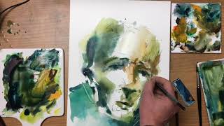 Ekspressiv face painted with Watercolor YouTube