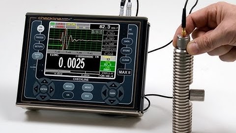 Máy siêu âm đo lực căng bu lông đo lực xiết bu lông