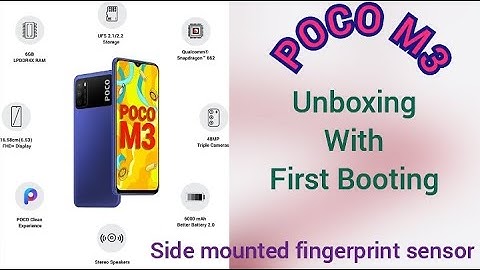#POCOM3 FIRST UNBOXING AND PRIMARY SETUP || POCO M3 4GB RAM AND 64 GB STORAGE || #pocom3 #unboxing