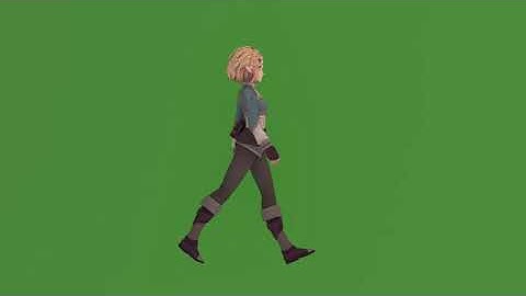 Maya Character Walk Cycle