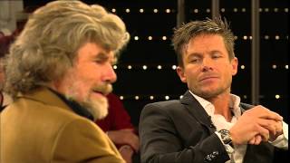 Felix Baumgartner und Reinhold Messner bei Markus Lanz im ZDF 17. Oktober 2013