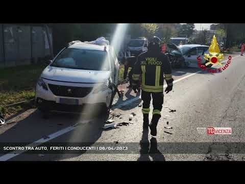 SCONTRO TRA AUTO,  FERITI I CONDUCENTI | 06/04/2023