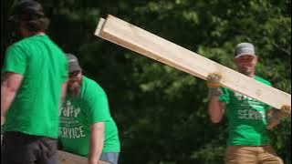Habitat for Humanity service project
