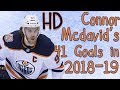 Connor Mcdavid's 41 Goals in 2018-19 (HD)