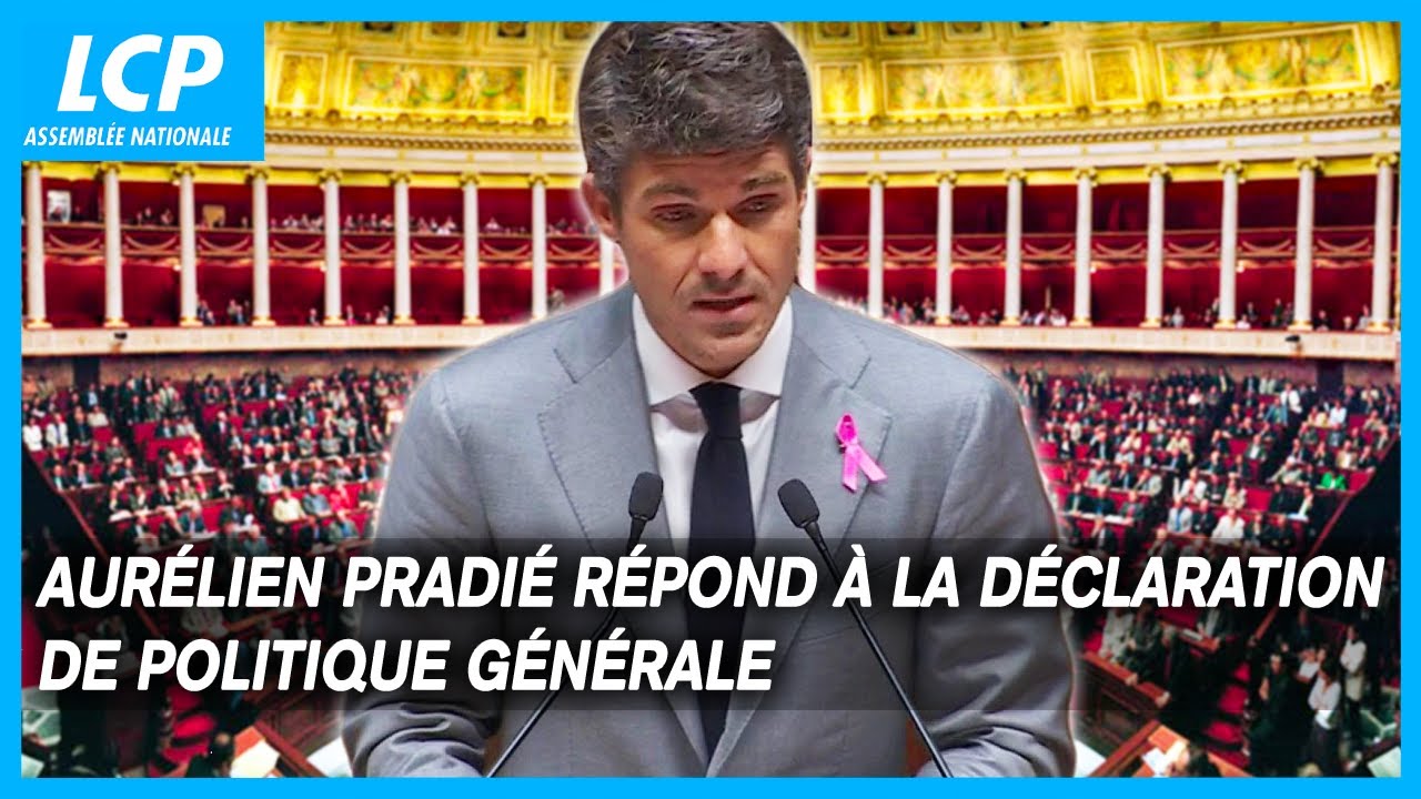 Aurélien Pradié, sa réponse à la déclaration de politique générale de
