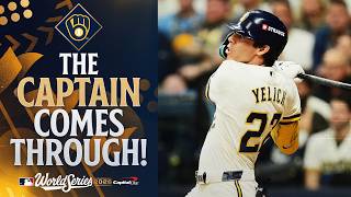 FIRST RUN: Christian Yelich and the Brewers strike first in the 2026 World Series! 🫡| MLB Highlights