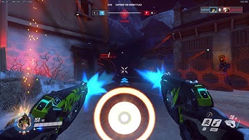 Overwatch CTF: Raptor goes 12 and 5 with Tracer w/ the help of his team