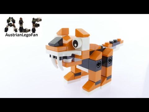 Lego Creator 30285 Tiger - Lego Speed Build Review ( AustrianLegoFan )