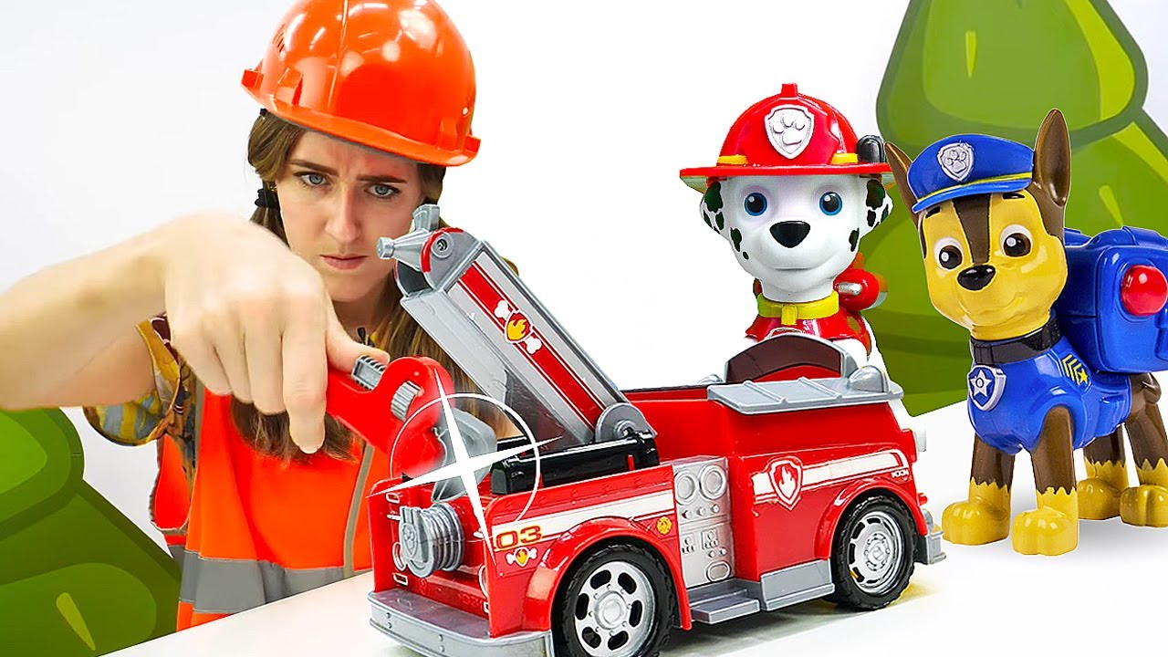 PATRULLA CANINA - COCHE + FIGURA - Coche de 15 cm con 1 Figura Patrulla  Canina - 6052310 - Juguetes Niños 3 Años +