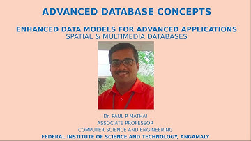 ADVANCED DATABASE CONCEPTS-PART 3(Enhanced Data Models - Spatial and Multimedia Databases)
