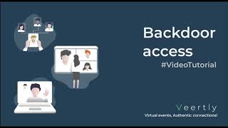 Backdoor access (Veertly Tutorial)