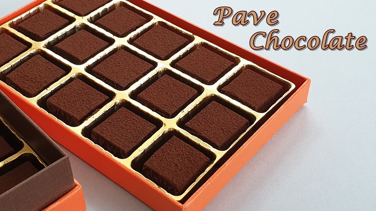 ⁣[Eng Sub] 발렌타인데이 파베 초콜릿 만들기 / 수제 초콜릿 / Valentine's Day Chocolate / Royce Pave Chocolate Recipe