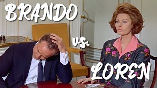 Sophia Loren annoying Marlon Brando for 1 minute