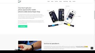 Jixi - Computer Mobile Repair HubSpot Theme Digital Cameras laptop repair Easy Create Website screenshot 2