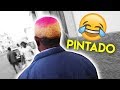 MEU PAI COM O CABELO PINTADO NA RUA ! *passou vergonha*