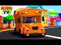 Wheels on the Bus | Baby Bao Panda Cartoons | Kindergarten Nursery Rhymes For Children - Kids TV
