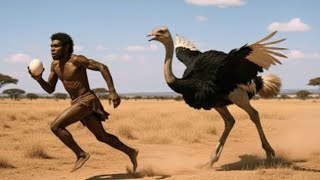 Life of Early HumansMillions Years Ago | How DidPREHISTORIC HUMANS Achieve Giant Ostrich Survival