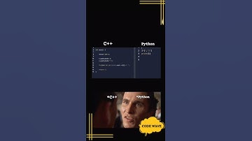 C++ Vs Python 😰 #python #c++ #WebDeveloper #Programming