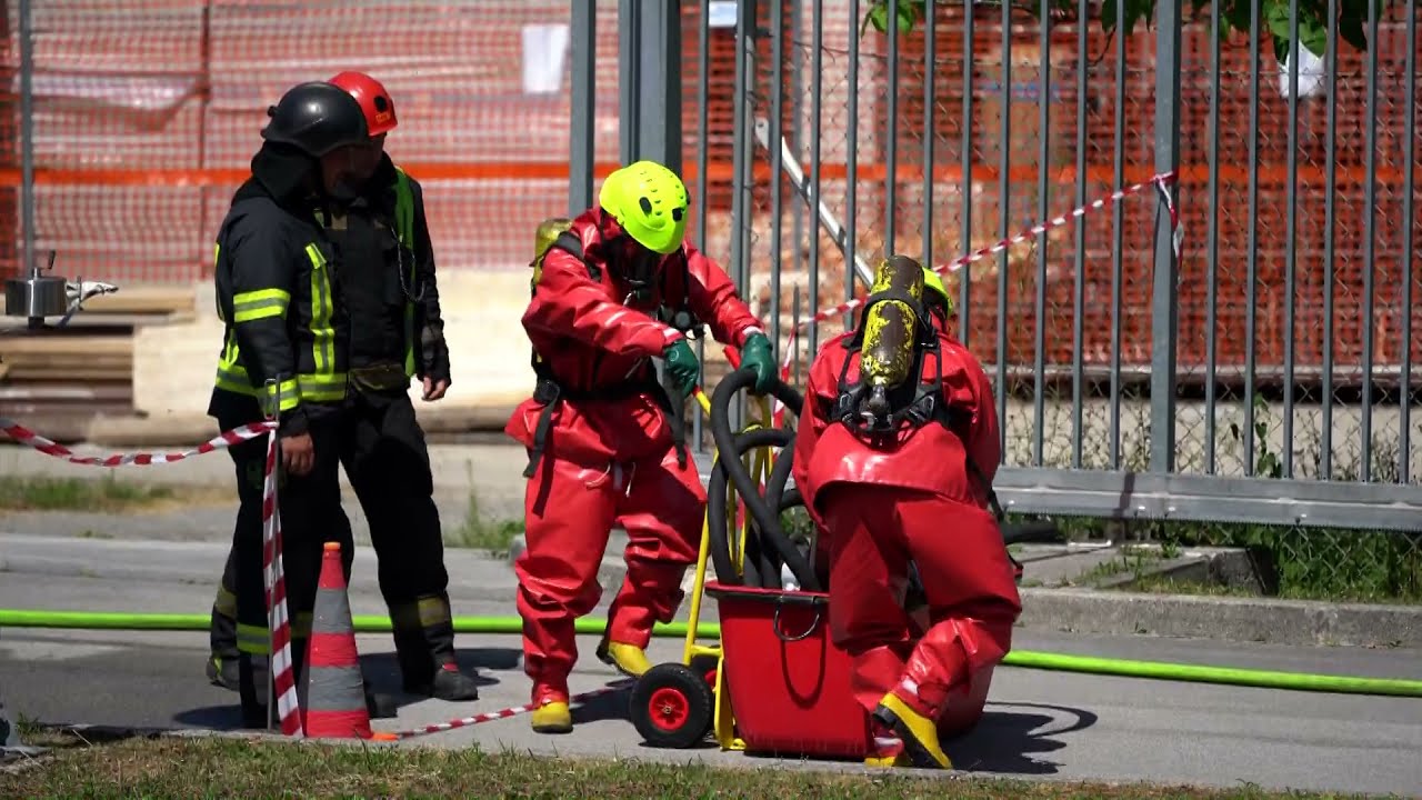 Zakljucna vaja 28 generacije poklicnih gasilcev