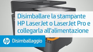 Stampante HP LaserJet P1006 Installazione | Assistenza HP®
