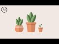 Flat Design Potted Plants | Illustrator CC Tutorial